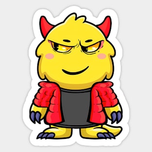 Baby Monster Yellow Fierce Sticker